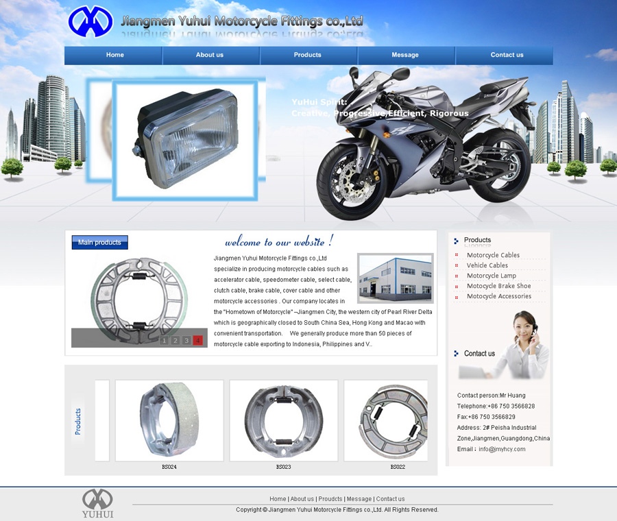 Yuhui Motorcycle Fittings